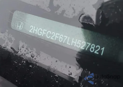 2020 Honda Civic Lx from USA, damaged, VIN 2HGFC2F67LH527821